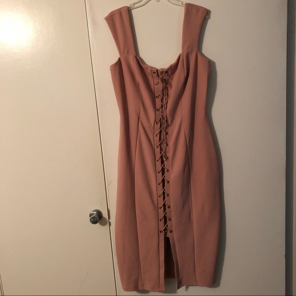 NWOT SYMPHONY Pink Blush Dress